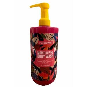 NatureWell MOISTURIZING BODY WASH Cupuaçu Butter Coconut & Acai Oil 33 oz